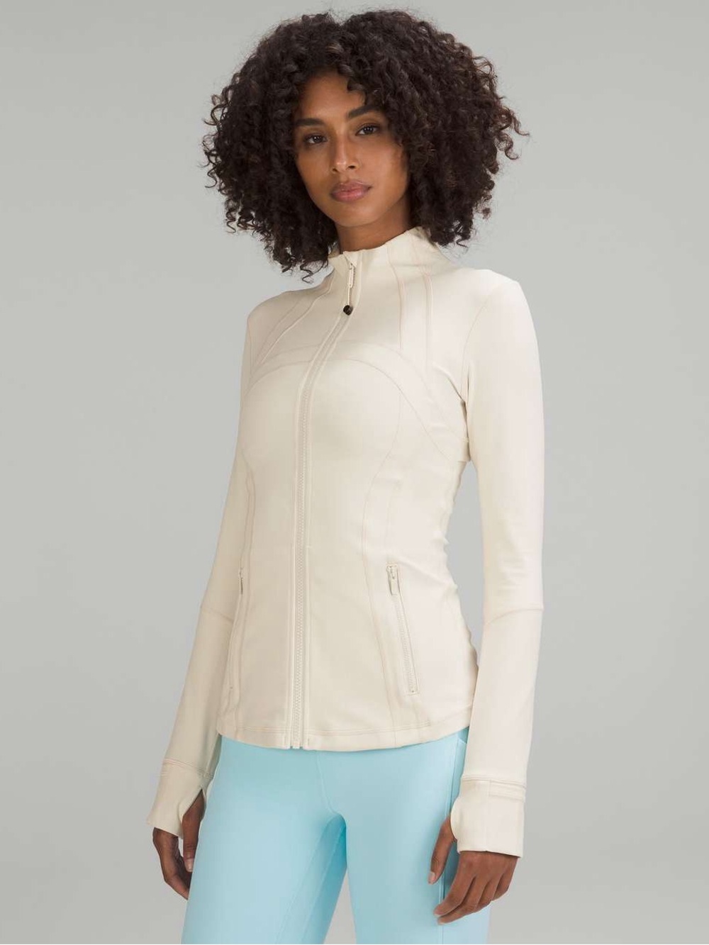 Lululemon Nulu Define Jacket in White Opal - Size 14